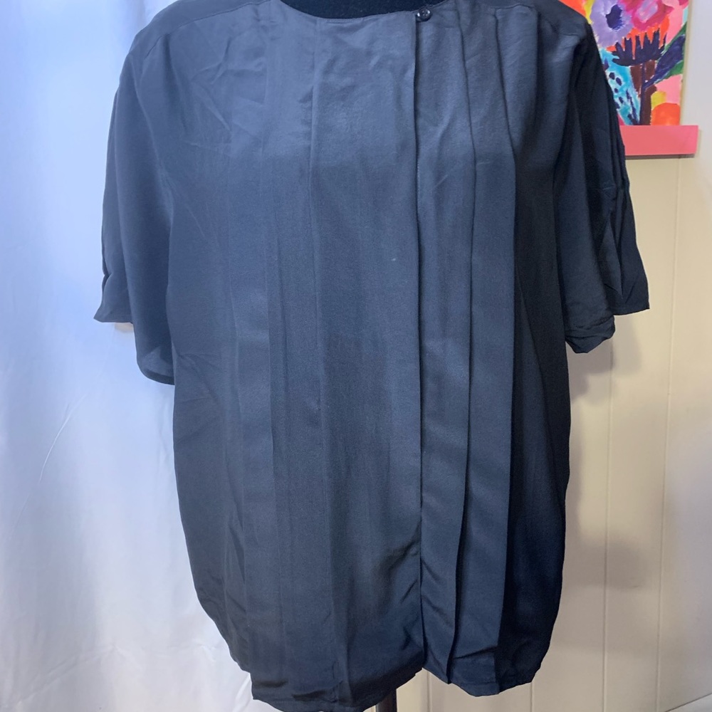 Vintage 100% Silk Blouse by Clio Size 12